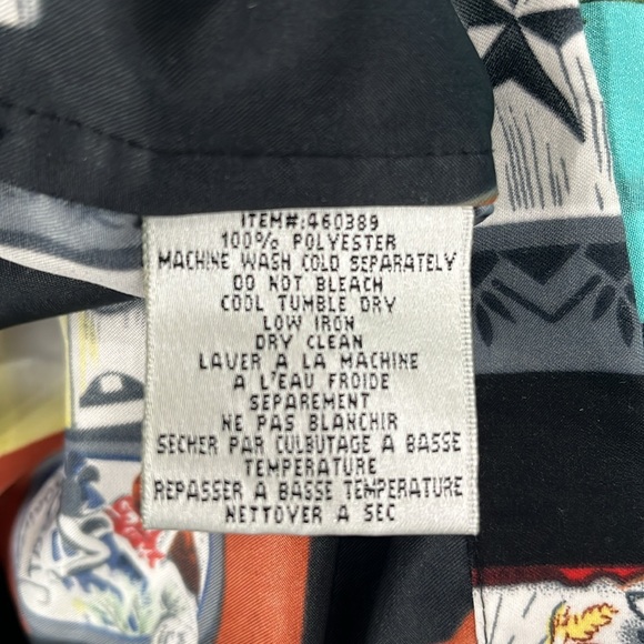 Bill Blass  Vintage Button up Short Sleeve Shirt Vocation WeekendPub Beverage XL - Picture 12 of 12